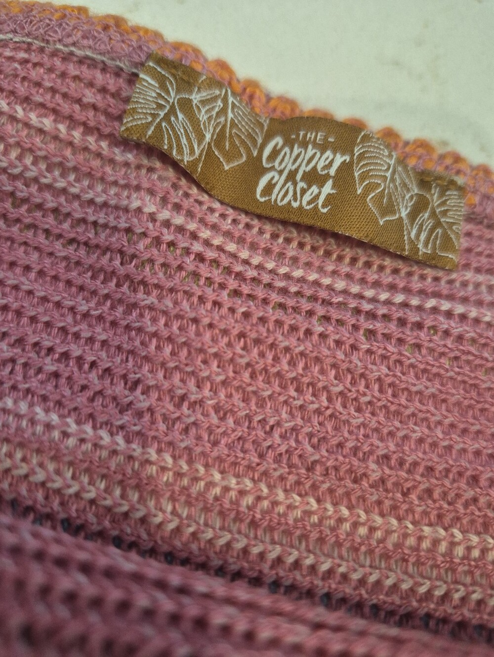The Copper Closet Pink Knit Dress